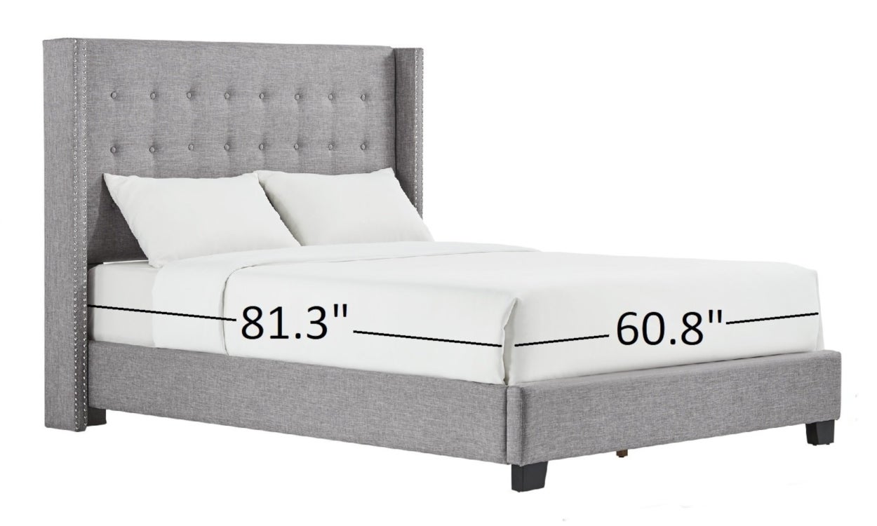Dimensions Of Queen Size Bed Reca, How Wide Is A Queen Bed Feet