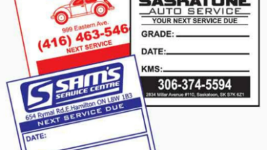 Photo of Customized Oil Change Sticker – Finding the Best Sticker Options