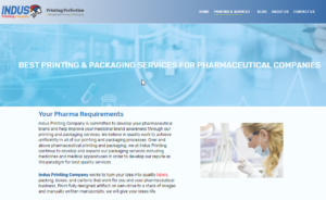 Pharmaceutical printing services