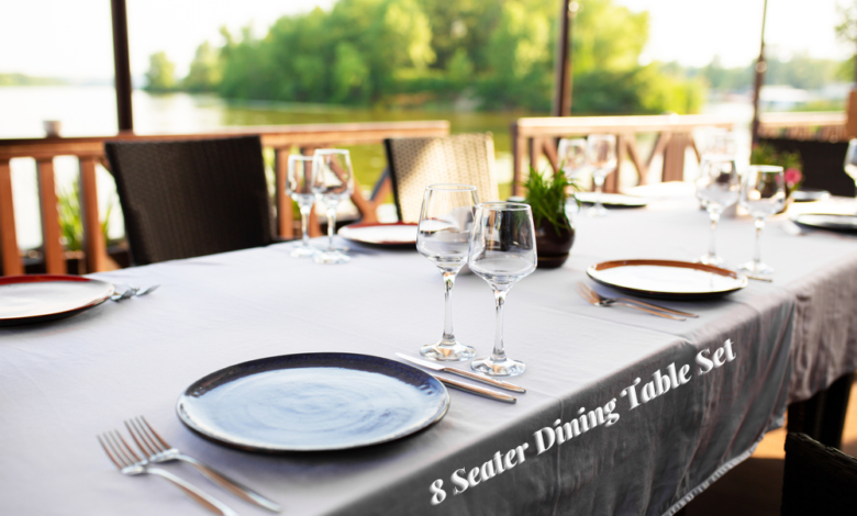 8 Seater Dining Table Set