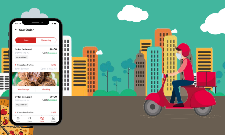 food delivery app development