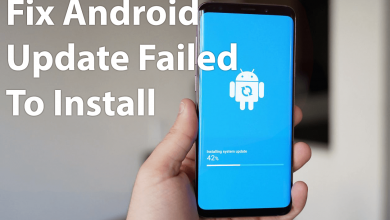 android update failed to install