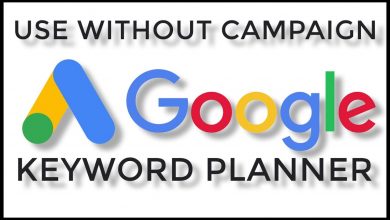 Use of google keyword planner withount compaign