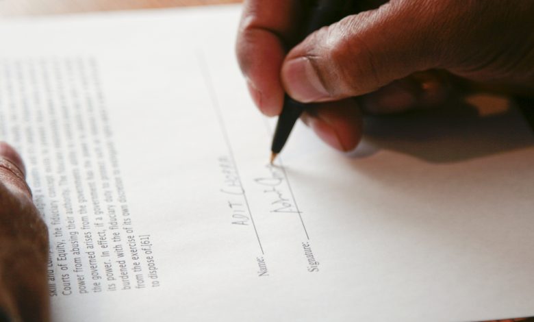 Divorce Contract