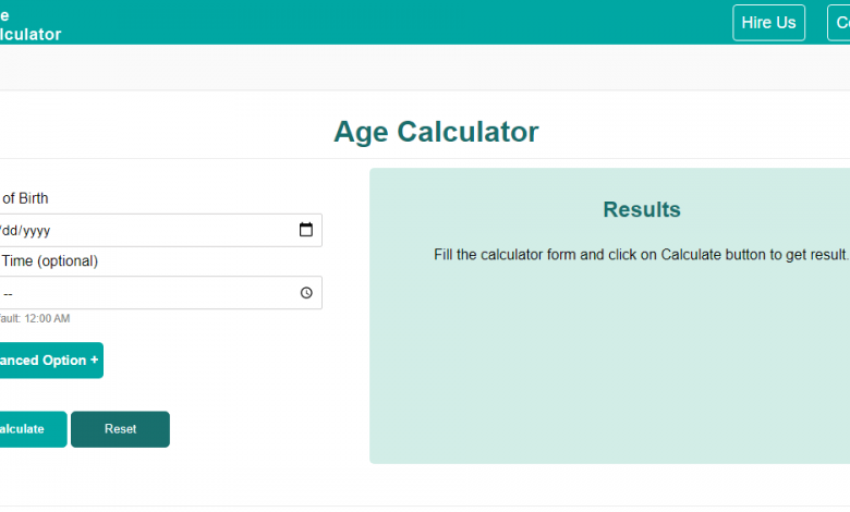 age calculator