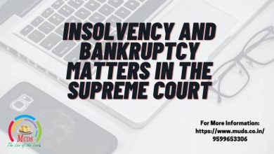 INSOLVENCY AND BANKRUPTCY MATTERS IN THE SUPREME COURT