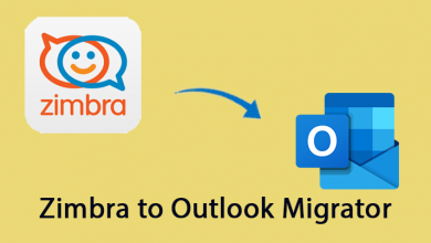 import Zimbra to outlook