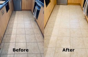 results of tiles & grout cleaning