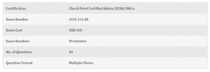 Check Point Certified Admin (CCSA)