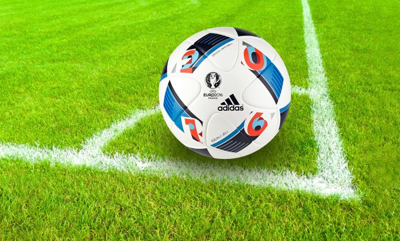 playing soccer