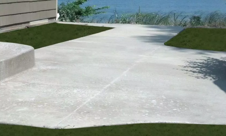 concrete patio