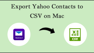 Export Yahoo Contacts to CSV on Mac