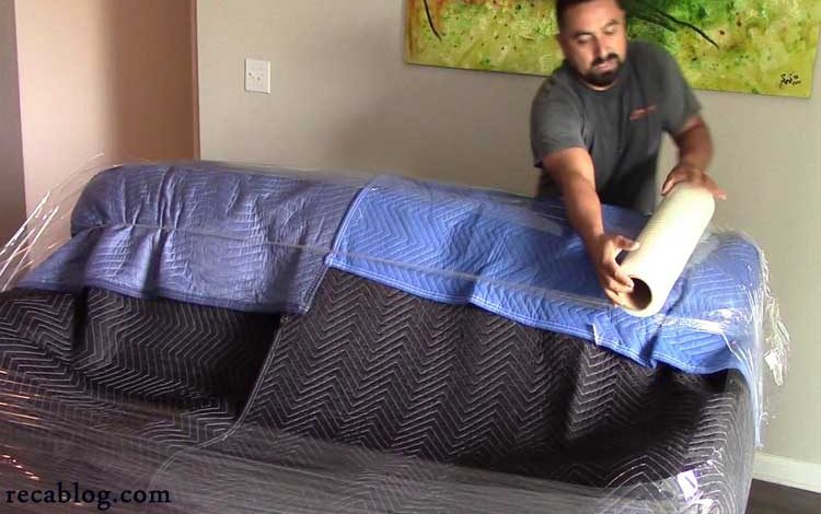 How to wrap a sofa-bed