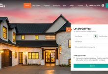 real estate website design canada