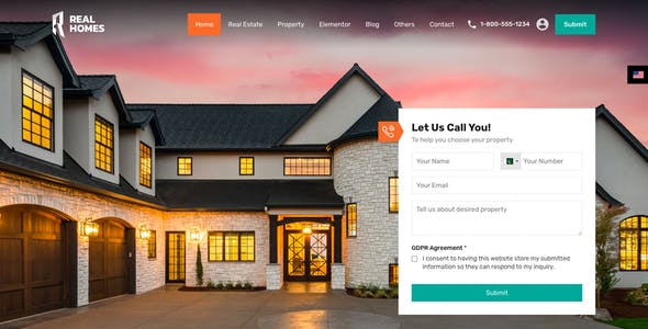 real estate website design canada