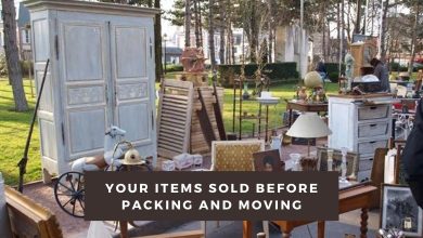 How to get your items sold before packing and moving