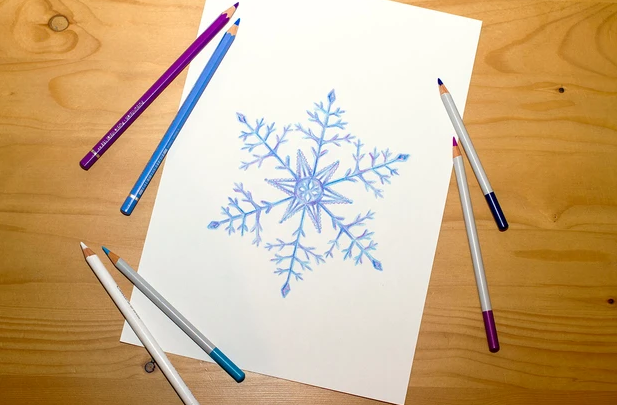 drawing snowflakes