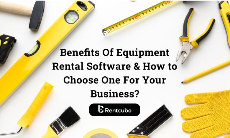 Equipment rental software