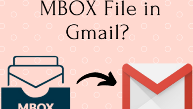 access mbox file in gmail