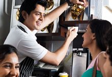 coffee machines in cafe