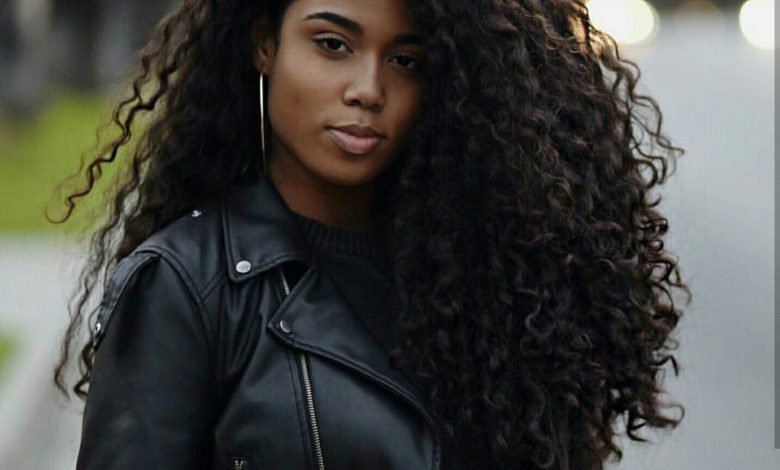 Curly hair extensions