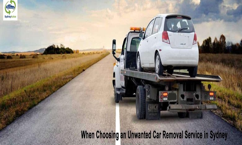 unwanted car removal Sydney