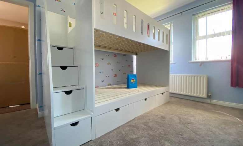 bunk bed double bottom