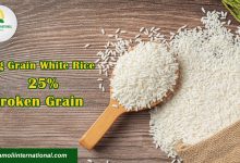 Long Grain white rice 25% broken