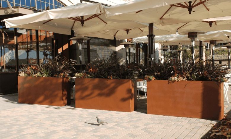 Large outdoor planters