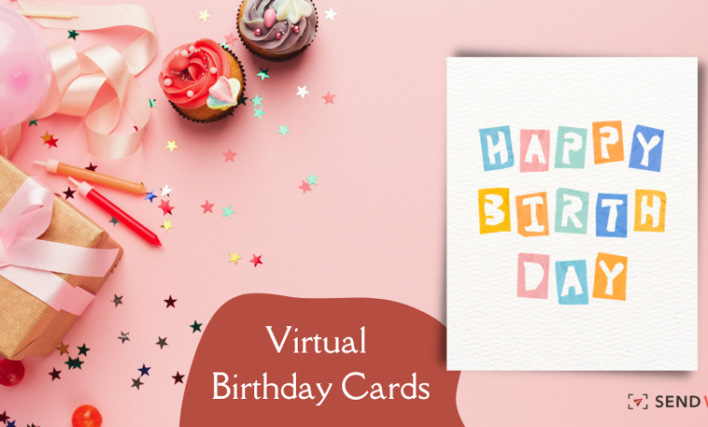 Virtual birthday cards