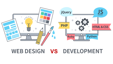 Website development and design services
