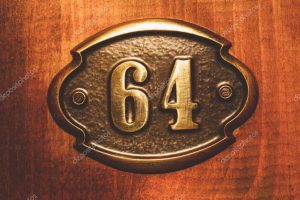 stainless door numbers