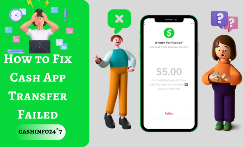 How to Fix Cash App Transfer Failed