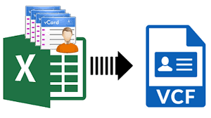 convert excel contacts to vcf
